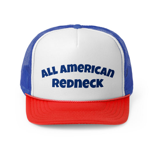 Patriotic Trucker Cap - All American Redneck Hat