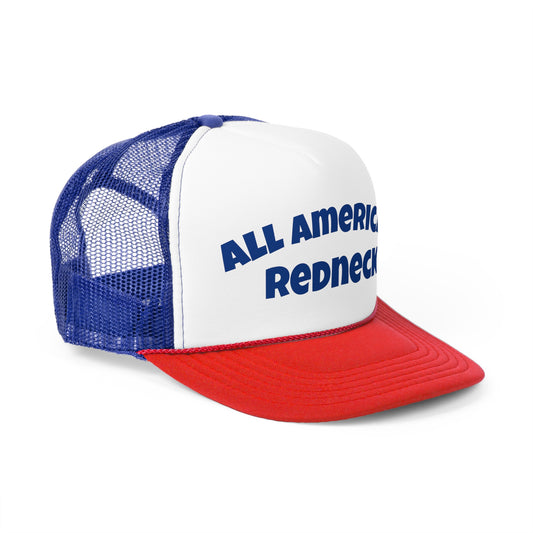 Patriotic Trucker Cap - All American Redneck Hat
